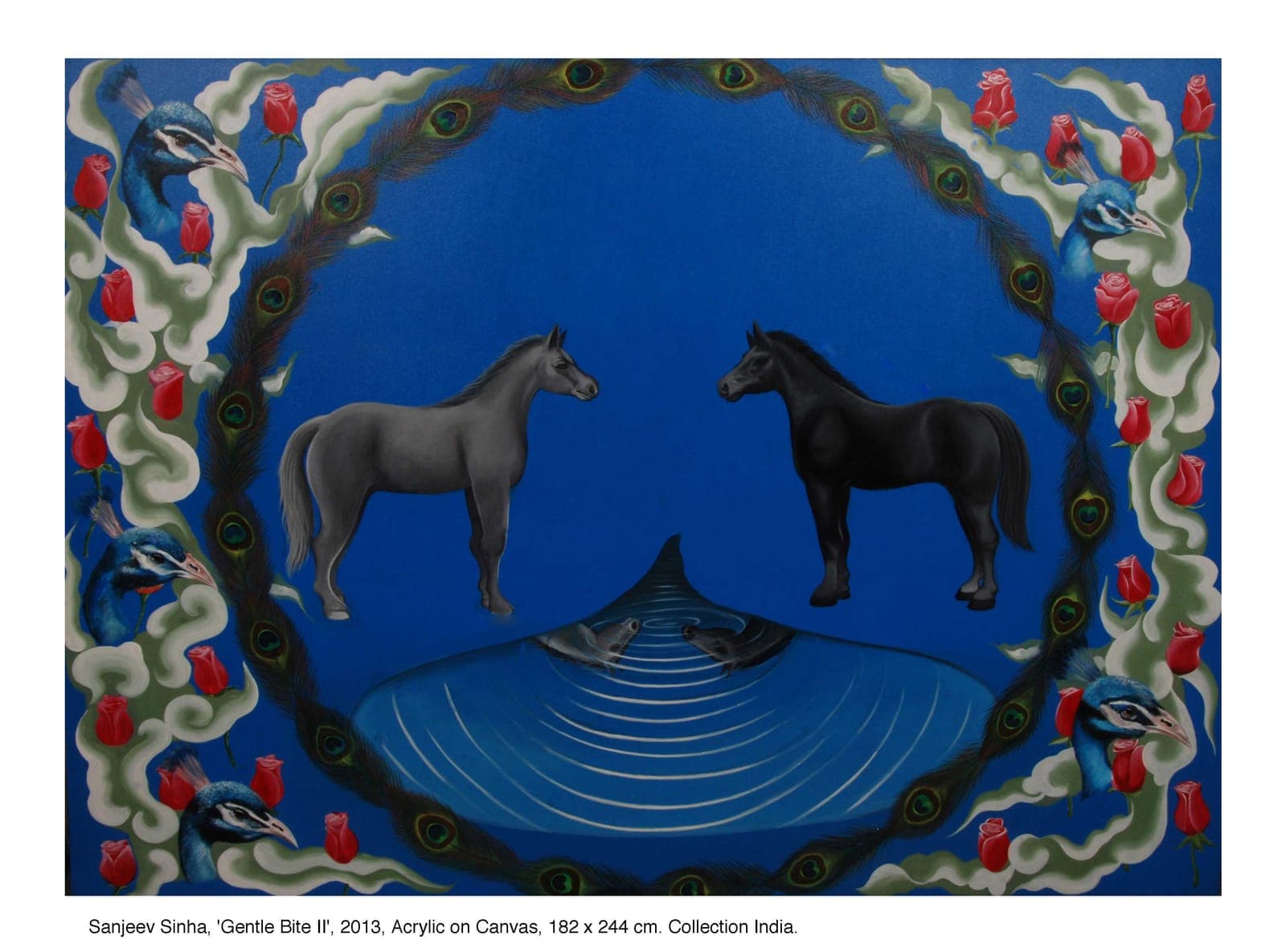 Gentle Bite by Sanjeev Sinha — Acrylic on Canvas, 2013 (work 2 of 22)