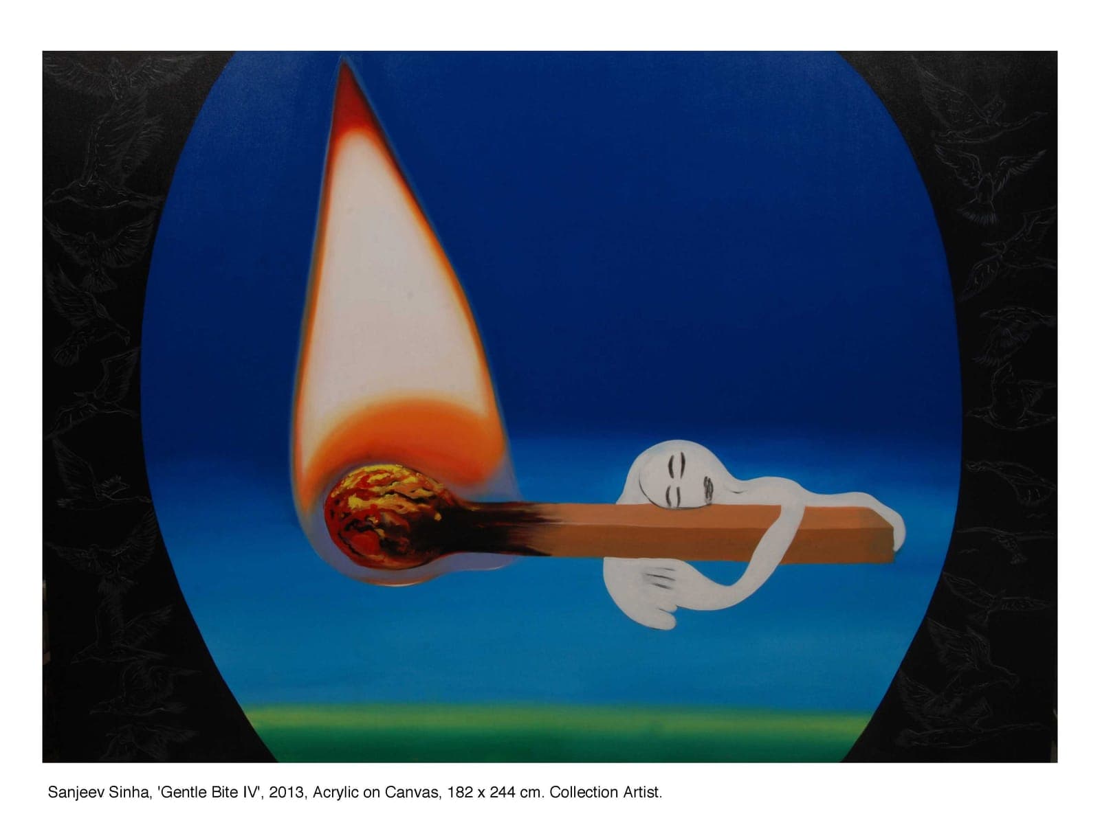 Gentle Bite by Sanjeev Sinha — Acrylic on Canvas, 2013 (work 4 of 22)
