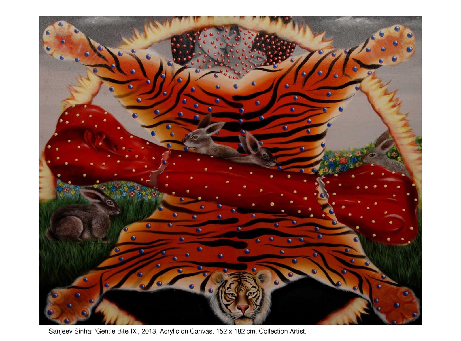 Gentle Bite by Sanjeev Sinha — Acrylic on Canvas, 2013 (work 9 of 22)