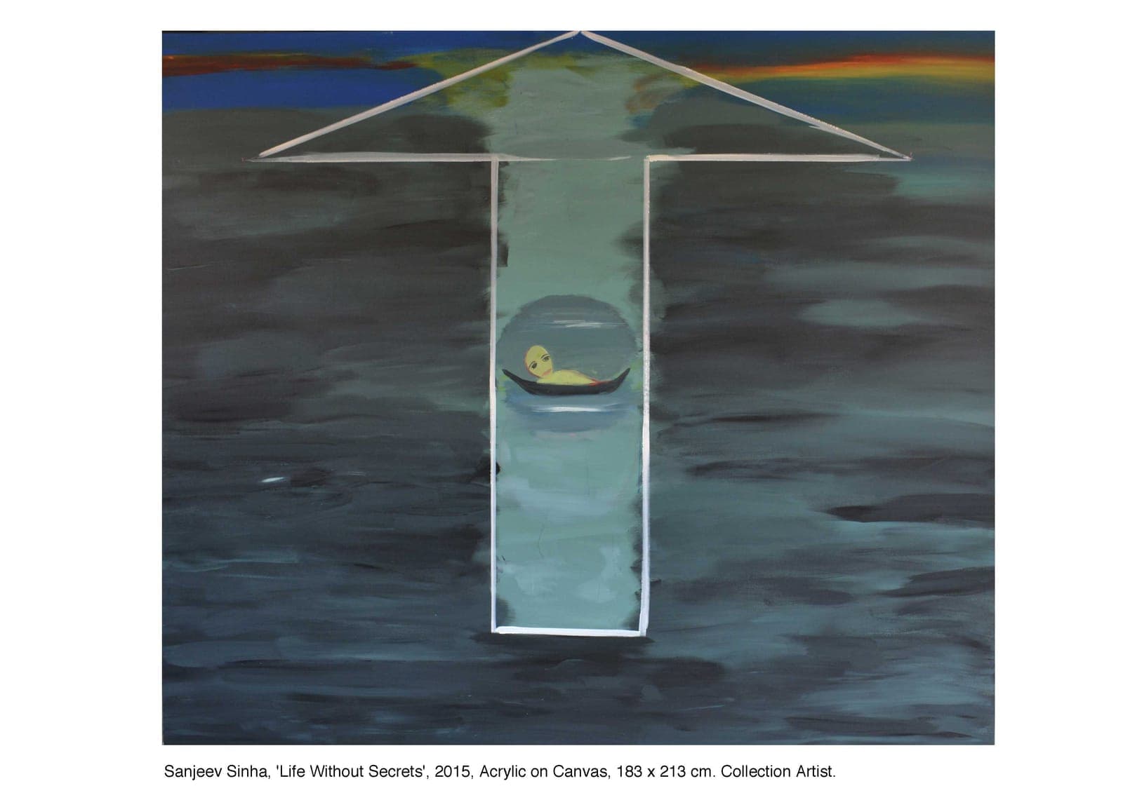 Life Without Secrets by Sanjeev Sinha — Acrylic on Canvas, 2015 (work 6 of 23)