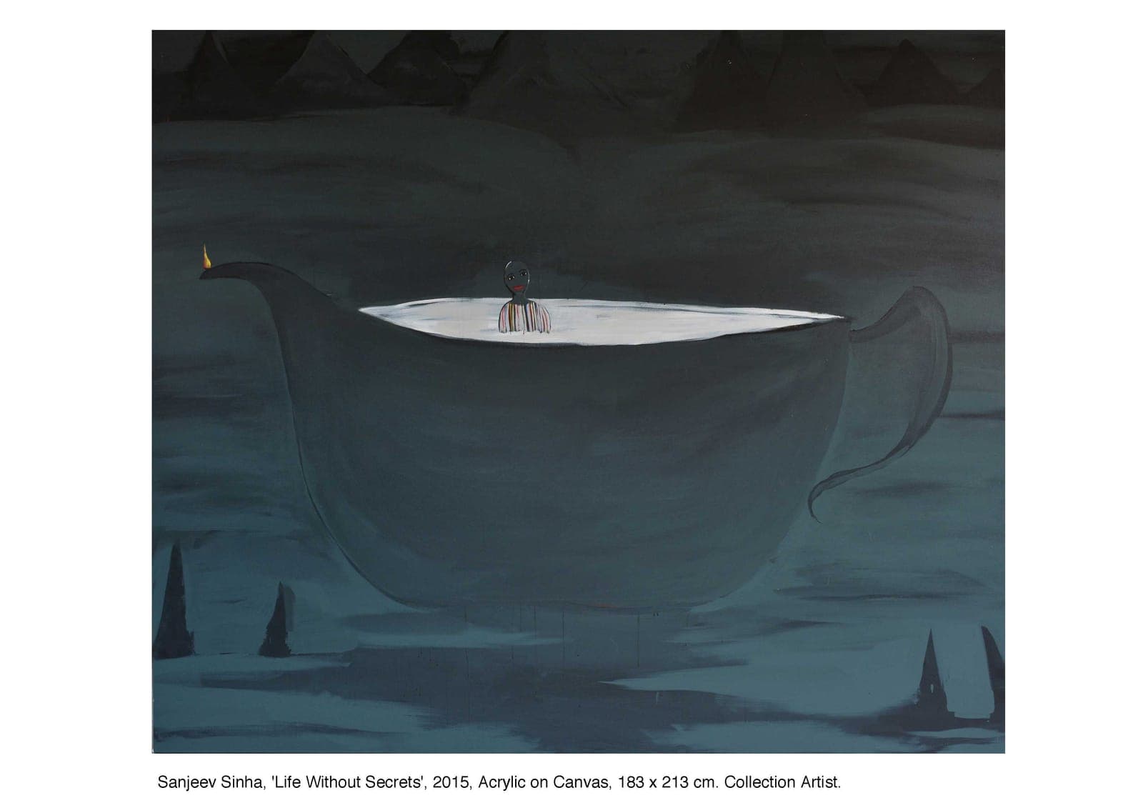 Life Without Secrets by Sanjeev Sinha — Acrylic on Canvas, 2015 (work 7 of 23)