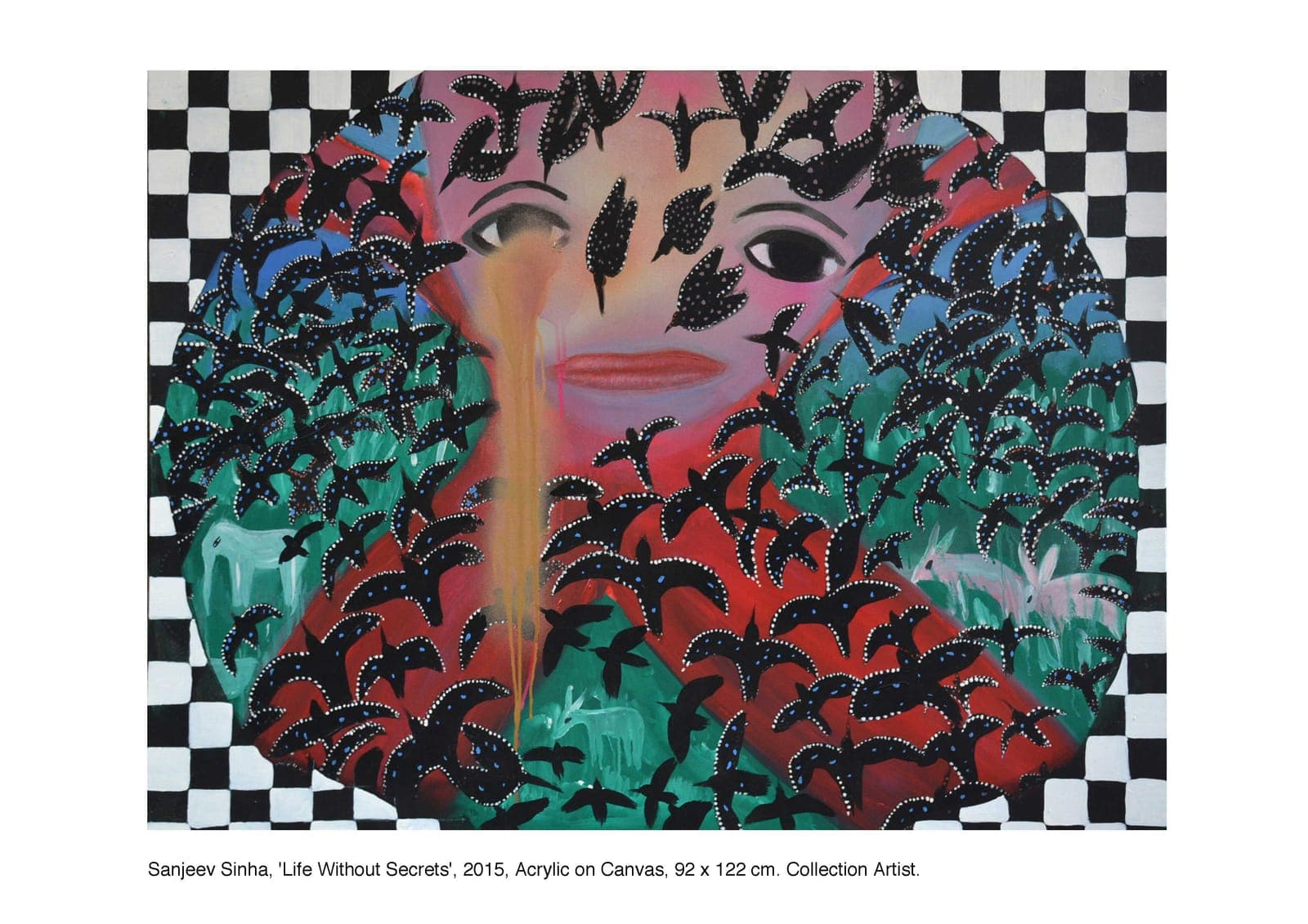 Life Without Secrets by Sanjeev Sinha — Acrylic on Canvas, 2015 (work 15 of 23)