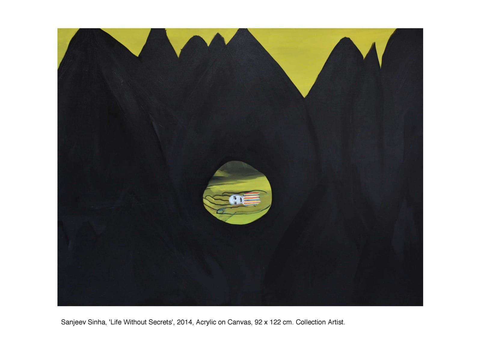Life Without Secrets by Sanjeev Sinha — Acrylic on Canvas, 2015 (work 16 of 23)