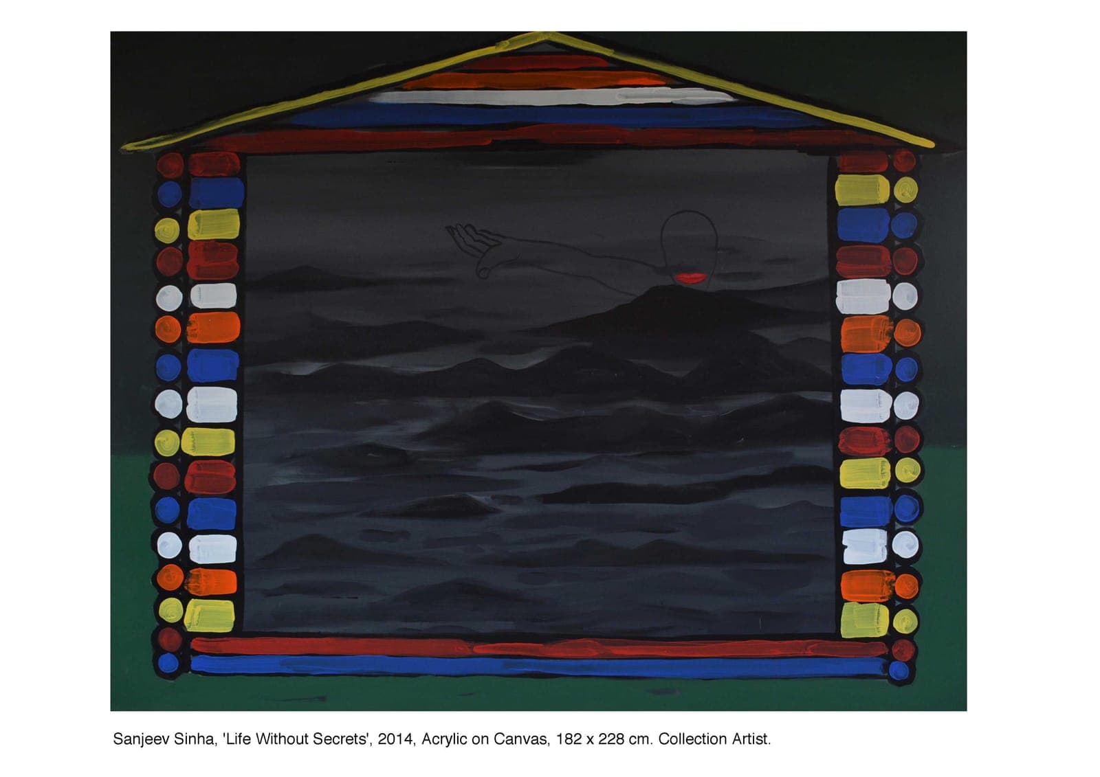 Life Without Secrets by Sanjeev Sinha — Acrylic on Canvas, 2015 (work 22 of 23)