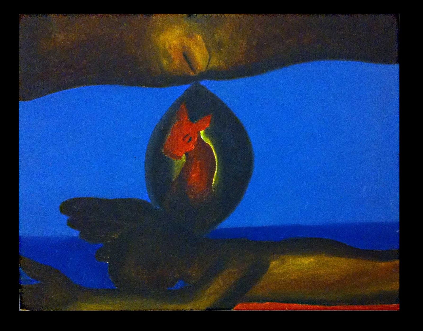 Sanjeev Sinha painting (1999). Private collection, Abcoude
