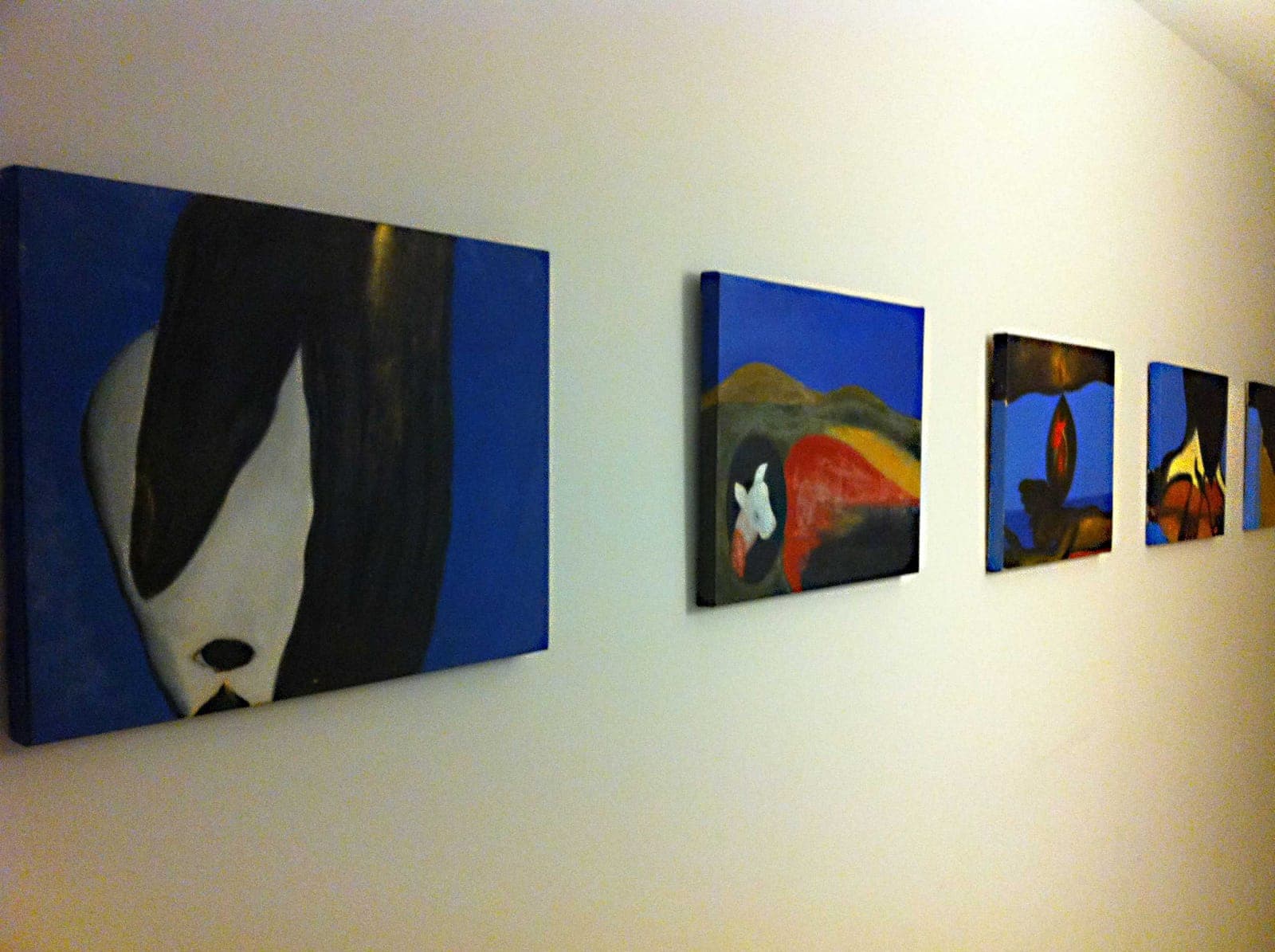 Sanjeev Sinha painting (1999). Private collection, Abcoude