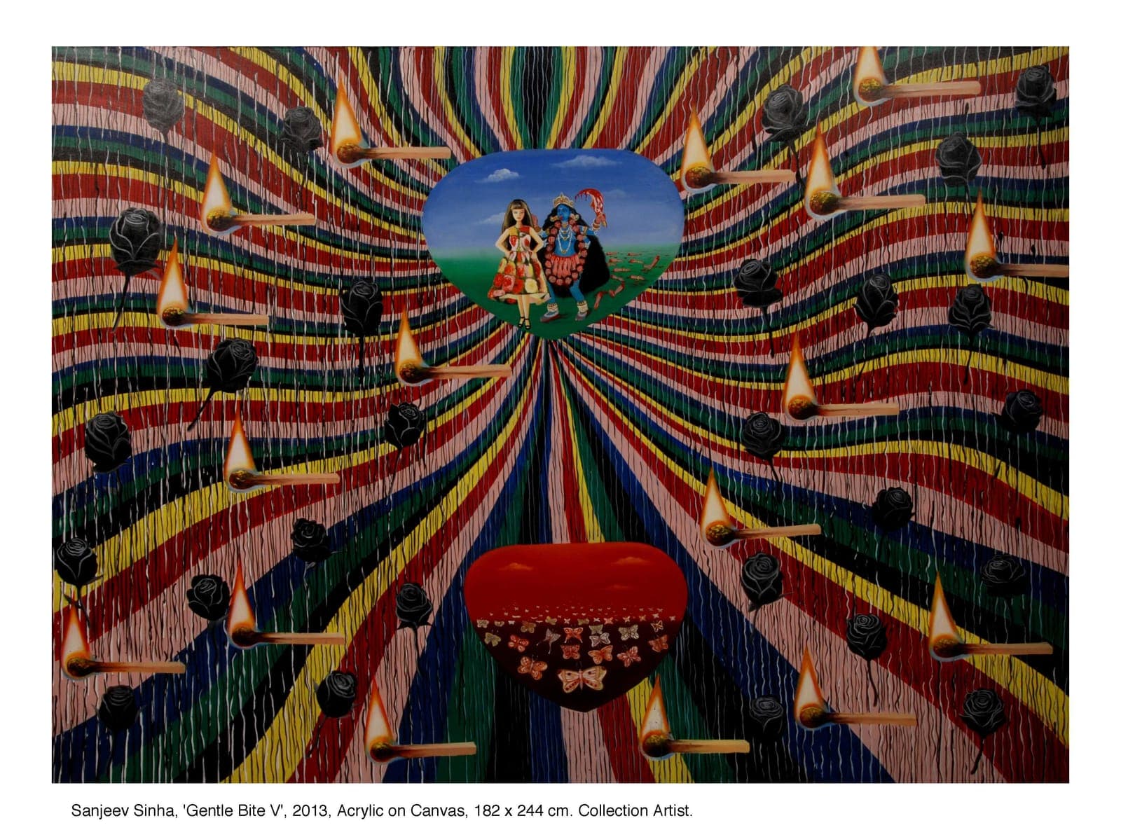 Gentle Bite — Acrylic on Canvas by Sanjeev Sinha, 2013