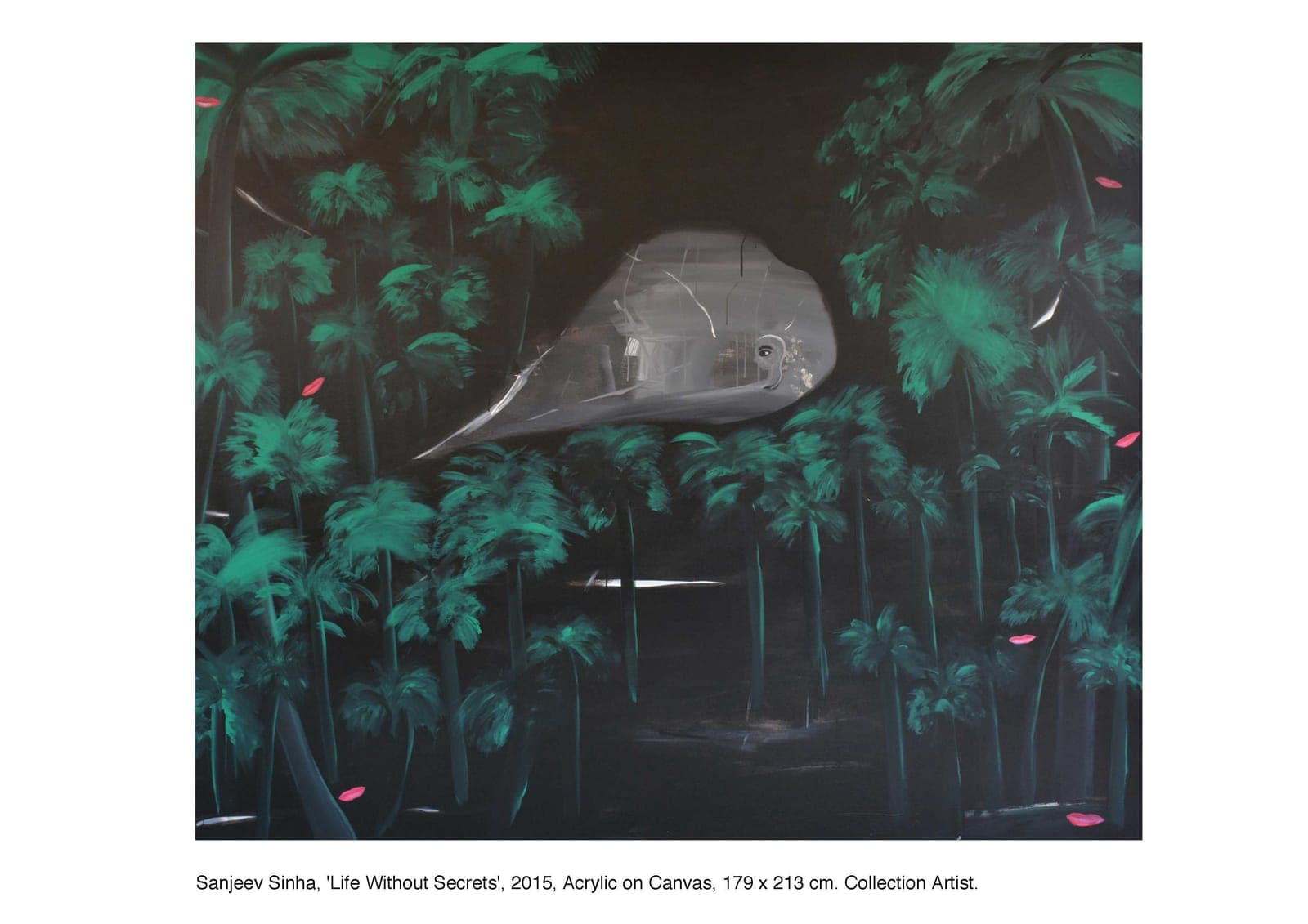 Life Without Secrets — Acrylic on Canvas by Sanjeev Sinha, 2015
